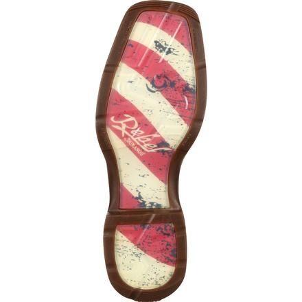 Durango Men's Rebel Patriotic American Flag Square Toe Western Boots DB5554 - Image 5