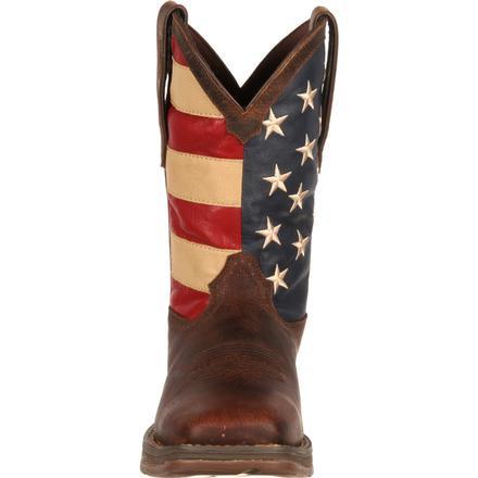 Durango Men's Rebel Patriotic American Flag Square Toe Western Boots DB5554 - Image 6