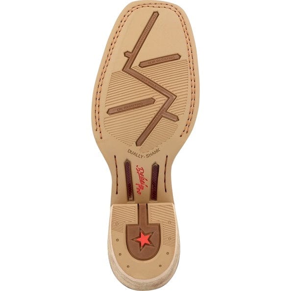 Durango Men's Rebel Pro Rodeo Saddle Vamp Tan Square Toe DDB0418 - Image 6