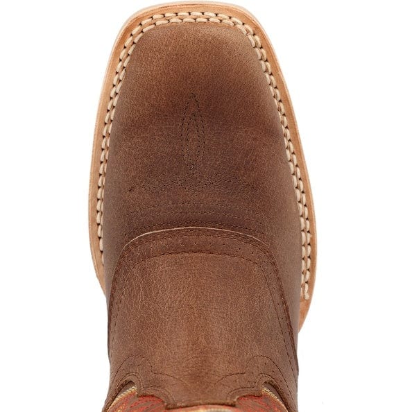 Durango Men's Rebel Pro Rodeo Saddle Vamp Tan Square Toe DDB0418 - Image 7