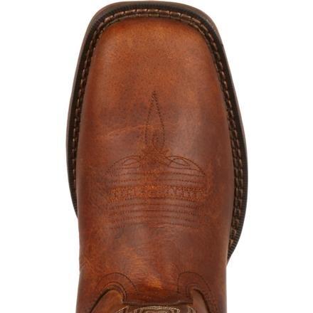Durango Men's Rebel Pull On Square Toe Western Work Boots DB4443 - Image 4