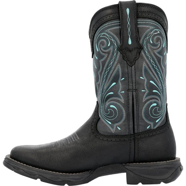 Durango Women's Lady Rebel Black Teal Western Boots DRD0462 - Image 3