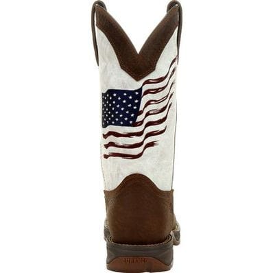 Durango Women's Lady Rebel™ Distressed Flag Embroidered Western Boot DRD0394 - Image 6