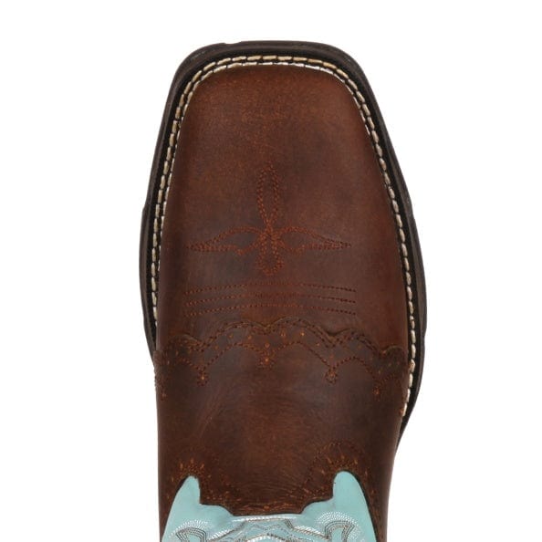 Durango Women's Powder N' Lace Square Toe Cowboy Boots - RD3471 - Image 7
