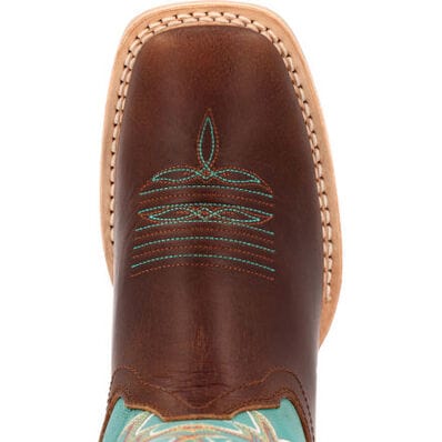 Durango Women's Rebel Pro Bay Brown Arctic Blue Western Boots DRD0443 - Image 3