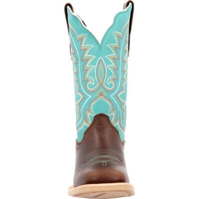 Durango Women's Rebel Pro Bay Brown Arctic Blue Western Boots DRD0443 - Image 4