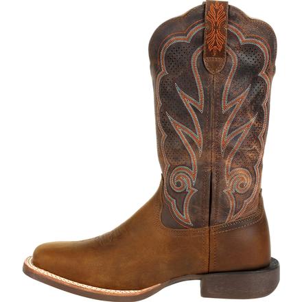 Durango Women's Rebel Pro Cognac Ventilated Square Toe Western Boots DRD0376 - Image 2