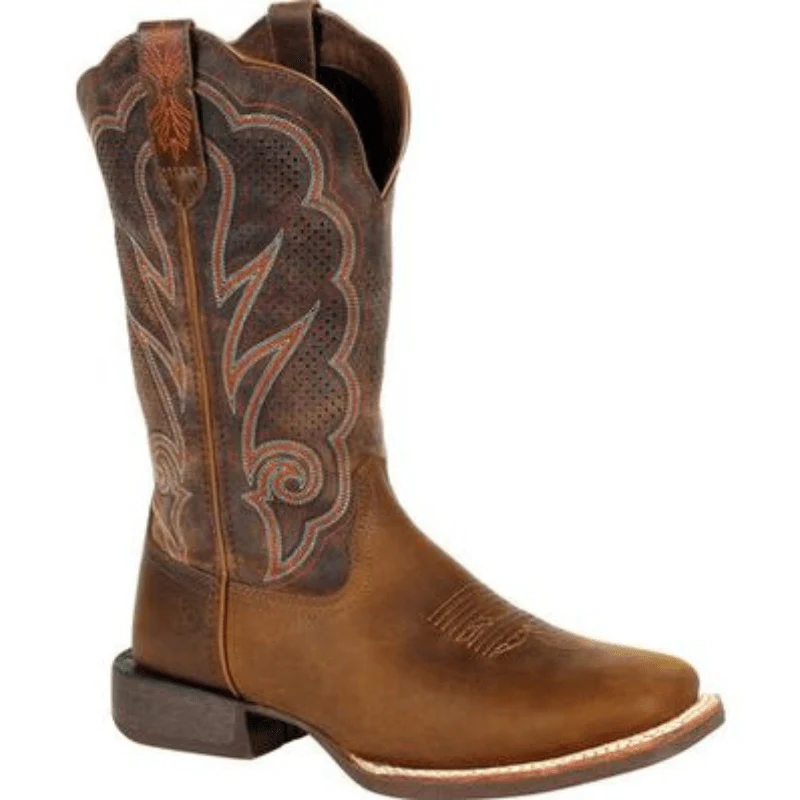 Durango Women's Rebel Pro Cognac Ventilated Square Toe Western Boots DRD0376 - Image 7