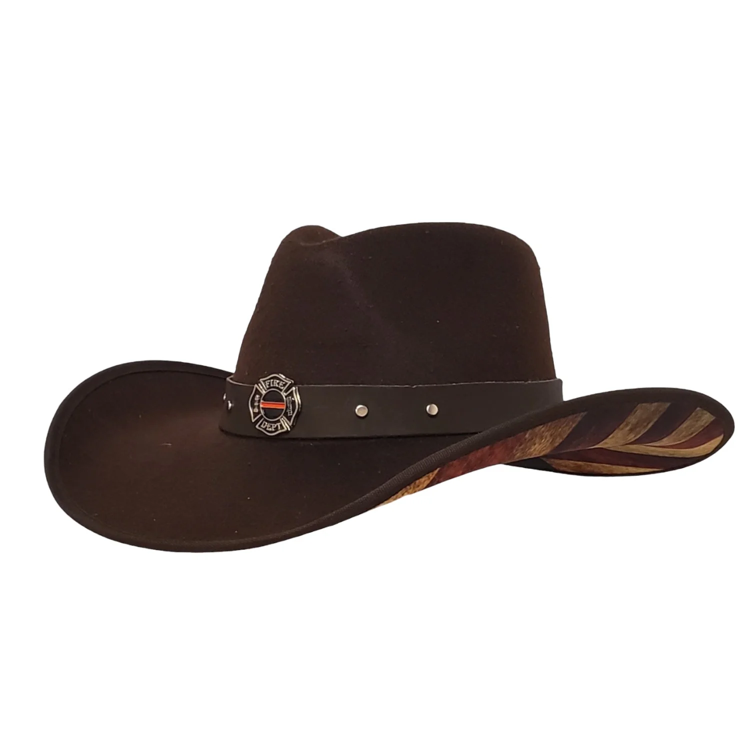 FIRE FIGHTER HEROES BROWN COTTON USA