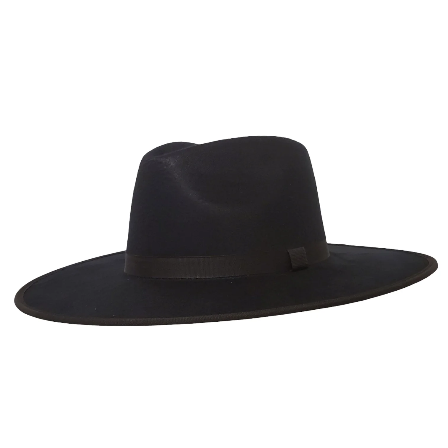 Gone Country Flat Brim Black - Cotton (Drifter Series) Cowboy Hat