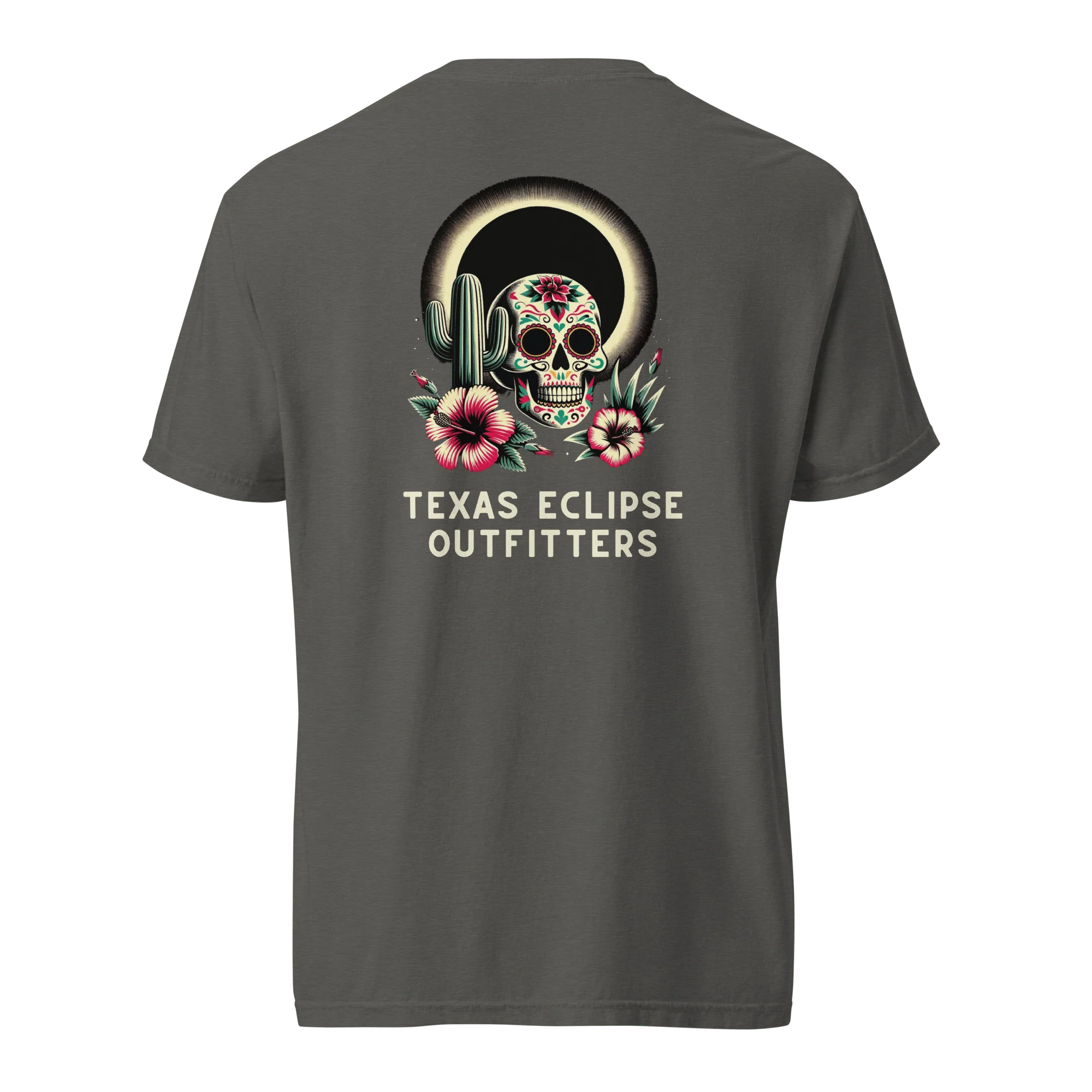 Floral Calavera Graphic Tee - Image 4