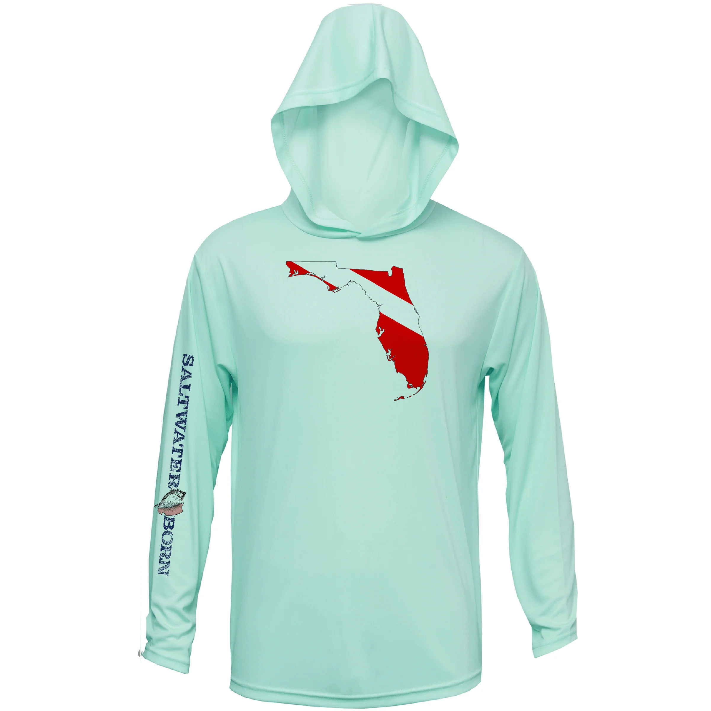 Florida Diver Long Sleeve UPF 50+ Dry-Fit Hoodie - Image 3