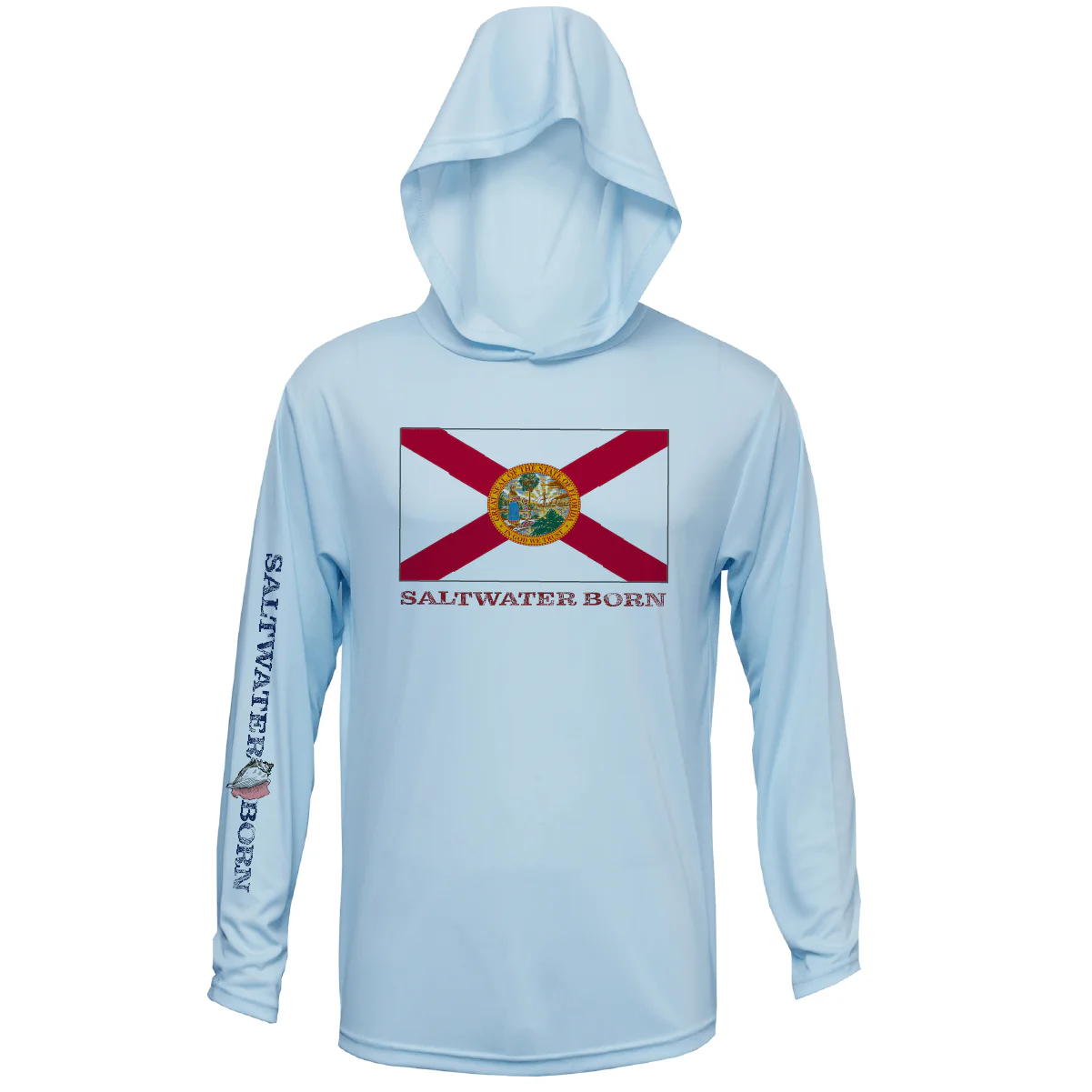 Florida Flag Long Sleeve UPF 50+ Dry-Fit Hoodie - Image 5