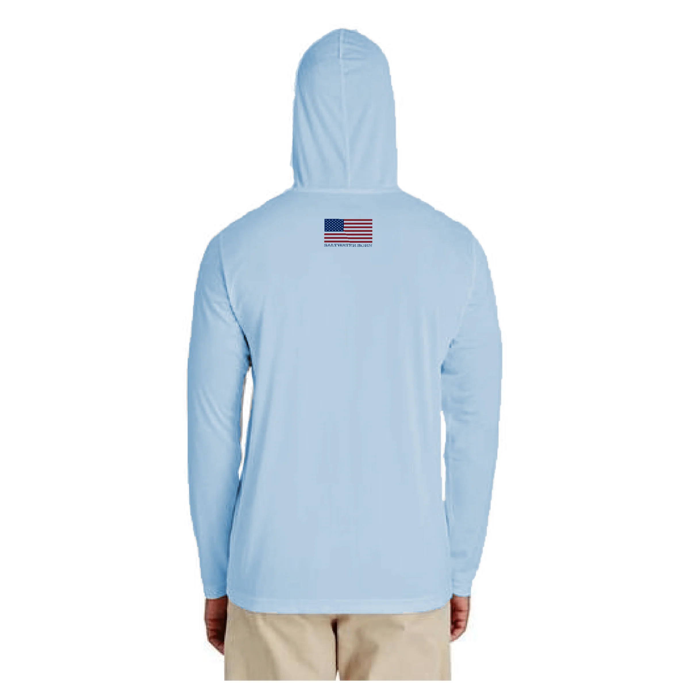 Florida Flag Long Sleeve UPF 50+ Dry-Fit Hoodie - Image 6