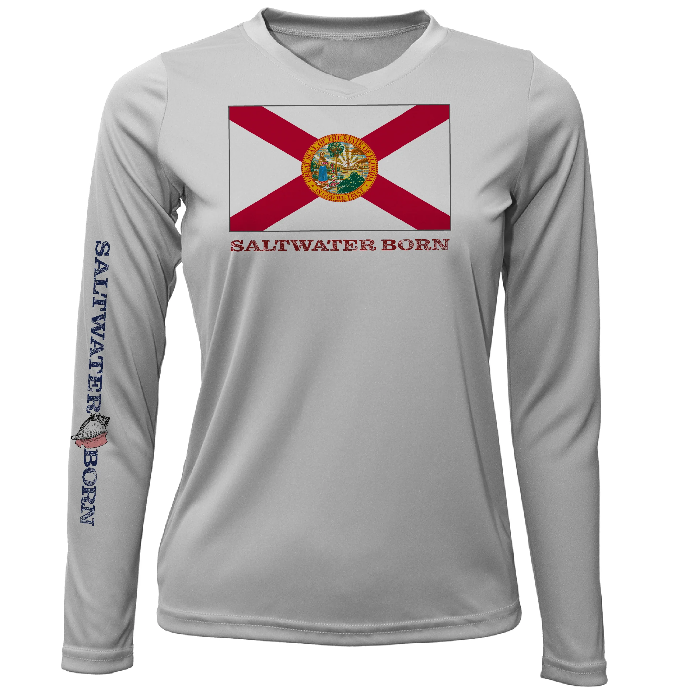 Florida Flag Long Sleeve UPF 50+ Dry-Fit Shirt - Image 11