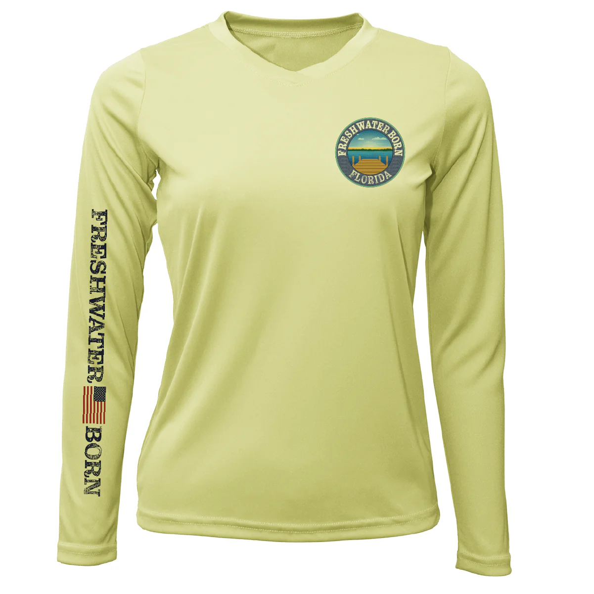 Florida Freshwater Born "All For Rum and Rum For All" Women's Long Sleeve UPF 50+ Dry-Fit Shirt - Image 7