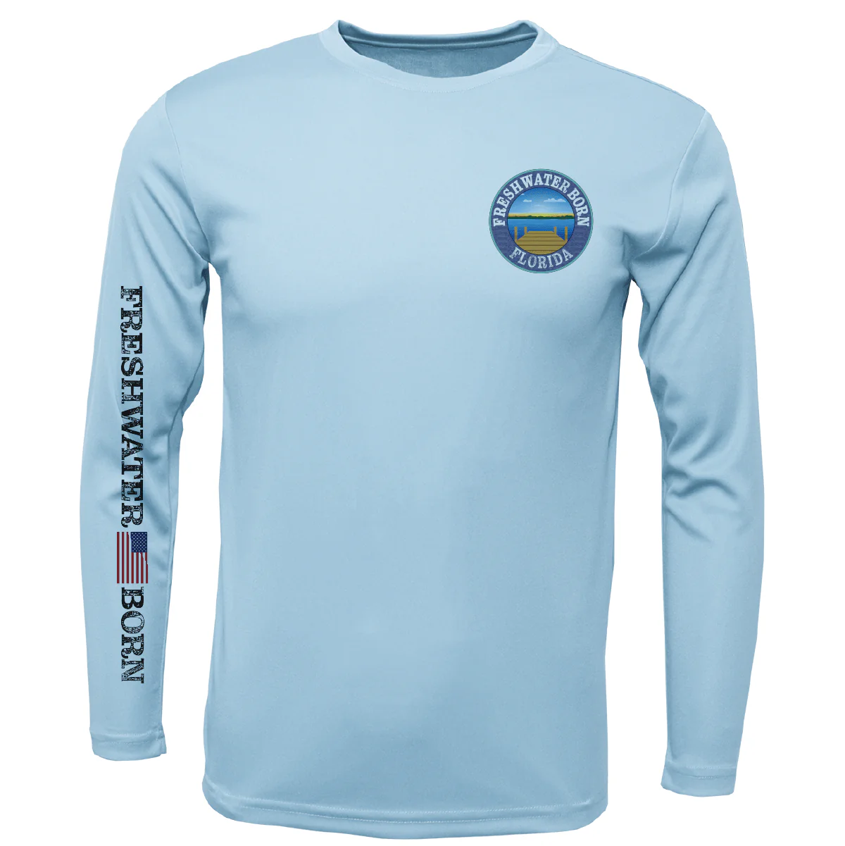 Florida Freshwater Born "Surrender The Booty" Girl's Long Sleeve UPF 50+ Dry-Fit Shirt - Image 8