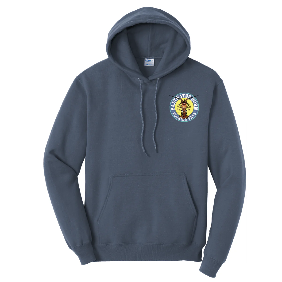 Florida Keys Realistic Lobster Cotton Hoodie - Image 12