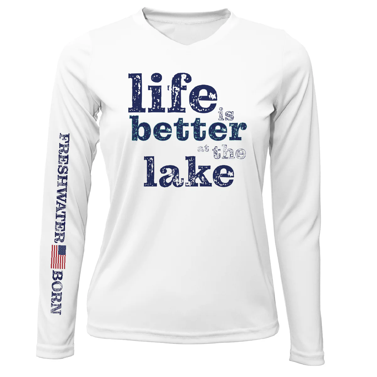 Florida "Life is Better at the Lake" Women's Long Sleeve UPF 50+ Dry-Fit Shirt - Image 3