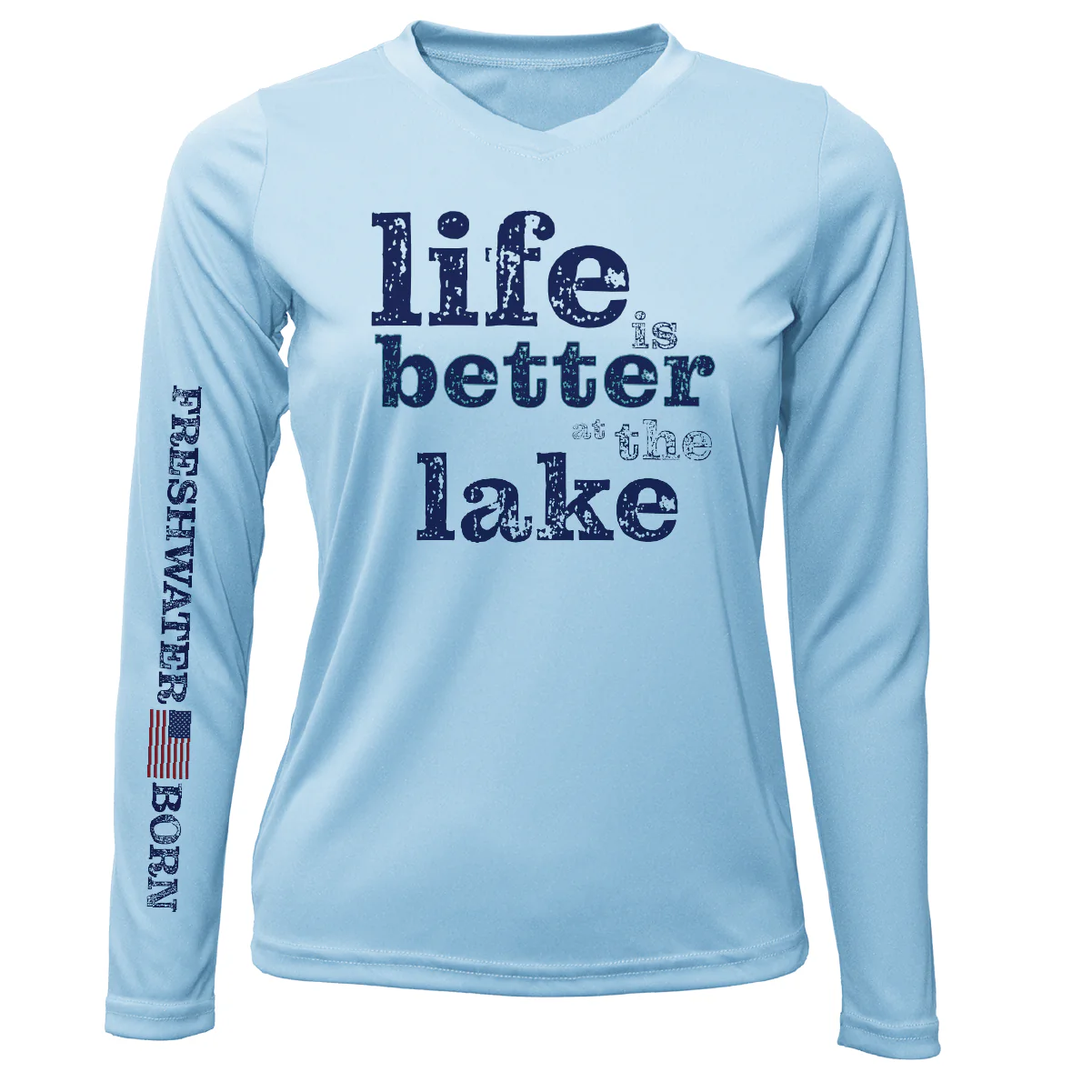 Florida "Life is Better at the Lake" Women's Long Sleeve UPF 50+ Dry-Fit Shirt - Image 5