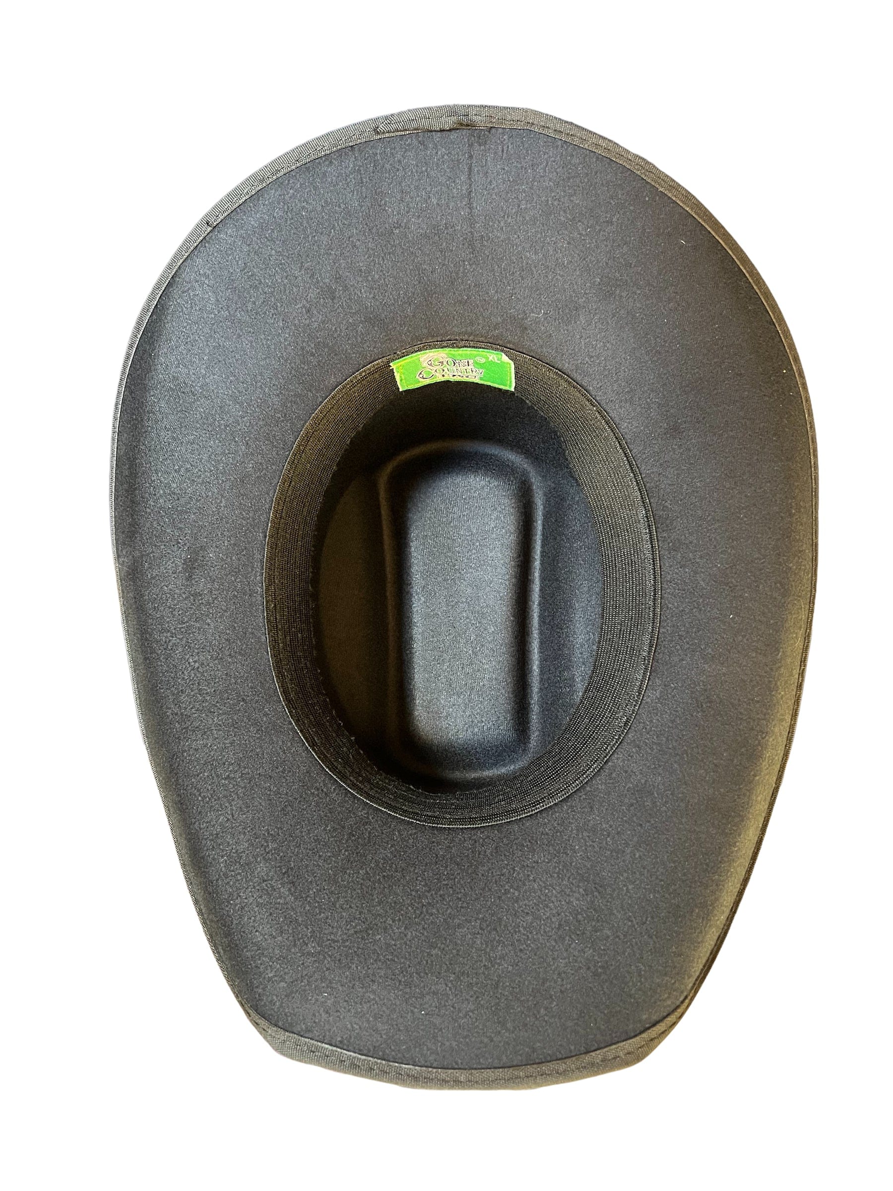 Gone Country Freehand Black - Cotton (Cody Series) Cowboy Hat - Image 2