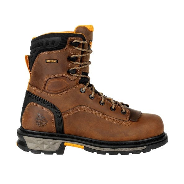 Georgia Boot Men's Carbo-Tec LTX Black and Brown Waterproof Round Toe Work Boot GB00392 - Image 3