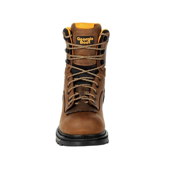 Georgia Boot Men's Carbo-Tec LTX Black and Brown Waterproof Round Toe Work Boot GB00392 - Image 4