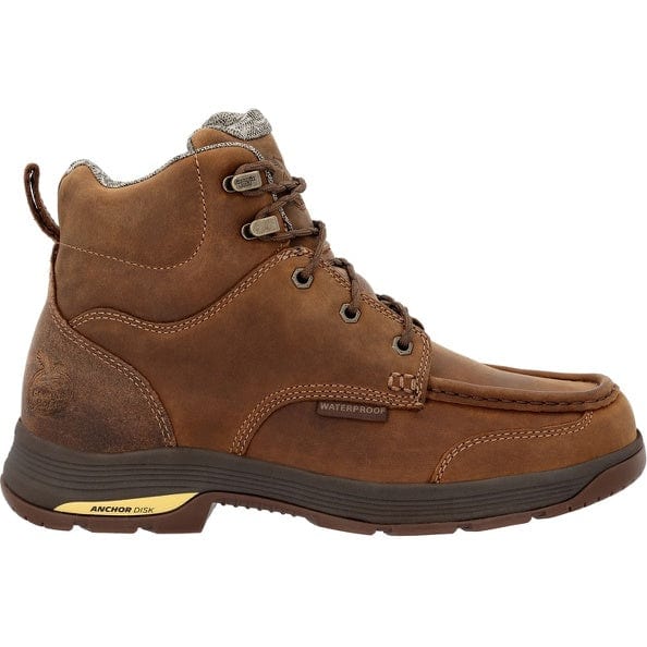 Georgia Boot Men's Athens SuperLyte Brown Moc Toe Waterproof Work Boot GB00547 - Image 2