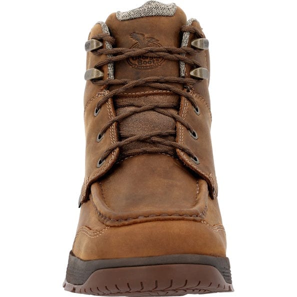 Georgia Boot Men's Athens SuperLyte Brown Moc Toe Waterproof Work Boot GB00547 - Image 5