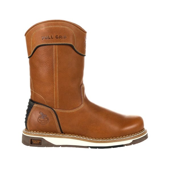 Georgia Boot Men's AMP LT Brown Wedge Pull on Work Boot GB00349 - Image 2