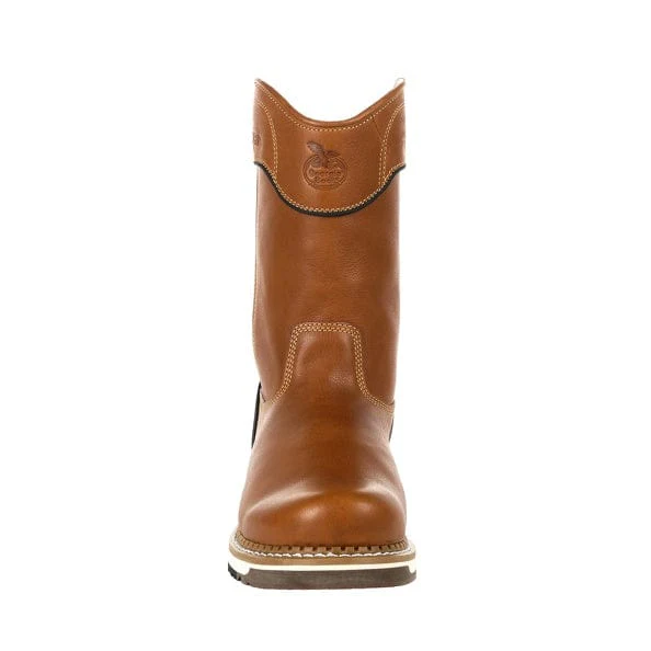 Georgia Boot Men's AMP LT Brown Wedge Pull on Work Boot GB00349 - Image 3