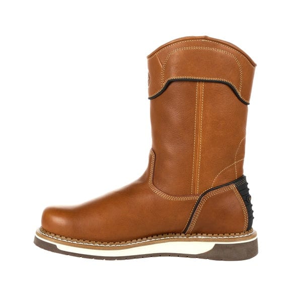 Georgia Boot Men's AMP LT Brown Wedge Pull on Work Boot GB00349 - Image 4