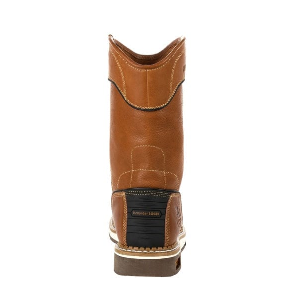Georgia Boot Men's AMP LT Brown Wedge Pull on Work Boot GB00349 - Image 5