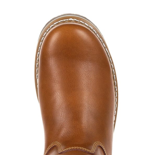 Georgia Boot Men's AMP LT Brown Wedge Pull on Work Boot GB00349 - Image 6