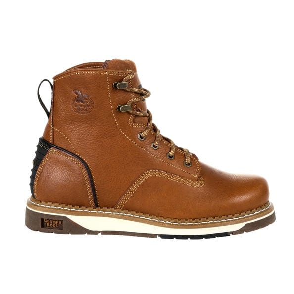Georgia Boot Men's Amp LT Brown Wedge Round Toe Work Boot GB00347 - Image 2