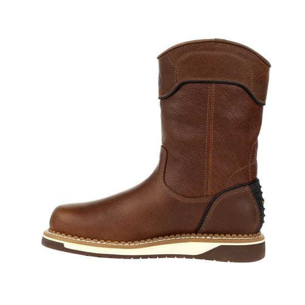 Georgia Boot Men's Amp LT Brown Wedge Waterproof Pull on Work Boot GB00369 - Image 2