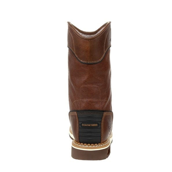 Georgia Boot Men's Amp LT Brown Wedge Waterproof Pull on Work Boot GB00369 - Image 5