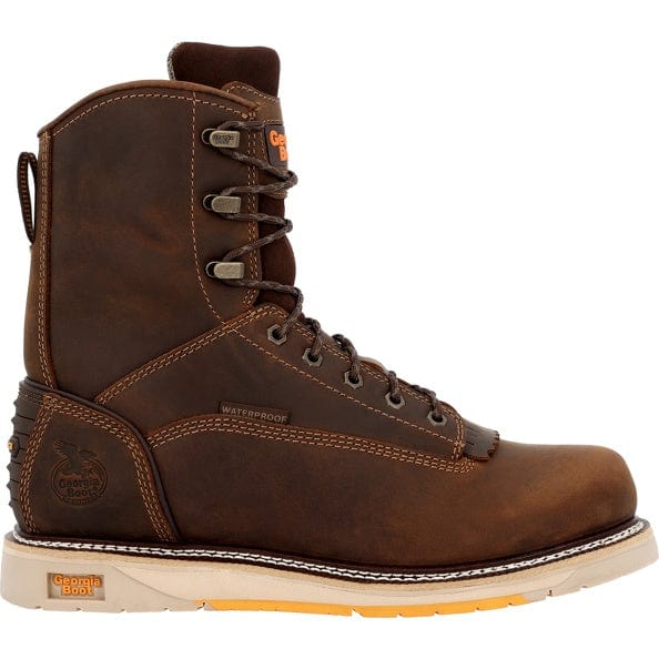 Georgia Boot Men's AMP LT Brown Wedge Waterproof Work Boot GB00593 - Image 2