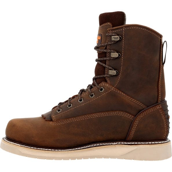 Georgia Boot Men's AMP LT Brown Wedge Waterproof Work Boot GB00593 - Image 3