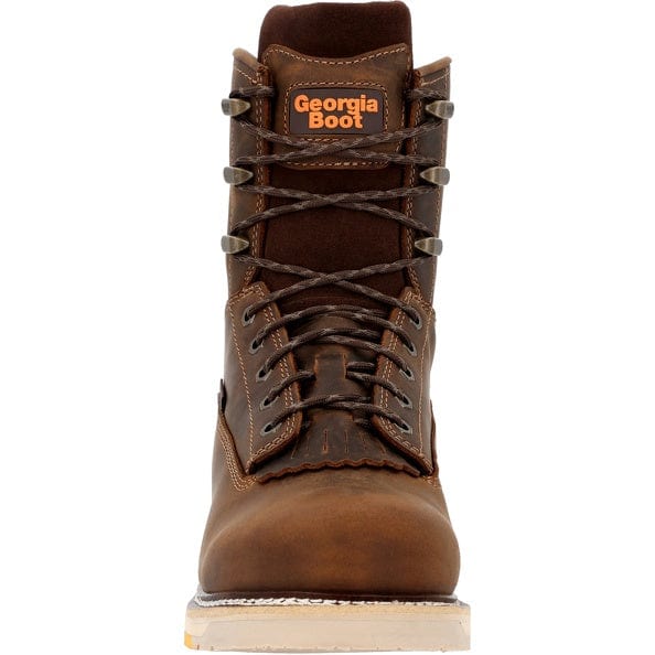Georgia Boot Men's AMP LT Brown Wedge Waterproof Work Boot GB00593 - Image 5