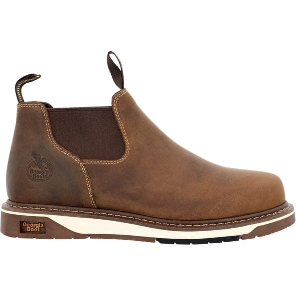 Georgia Boot Men's AMP LT Romeo Brown Wedge Work Boot GB00545 - Image 2