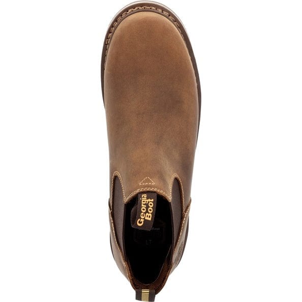 Georgia Boot Men's AMP LT Romeo Brown Wedge Work Boot GB00545 - Image 4