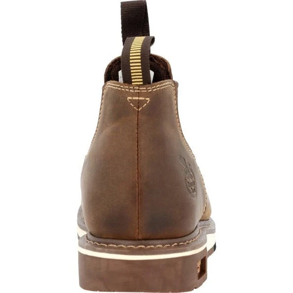 Georgia Boot Men's AMP LT Romeo Brown Wedge Work Boot GB00545 - Image 6