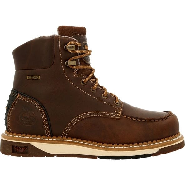 Georgia Boot Men's Amp LT Wedge Brown Moc Toe Work Boot GB00429 - Image 2