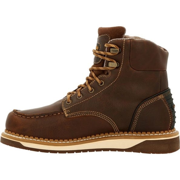Georgia Boot Men's Amp LT Wedge Brown Moc Toe Work Boot GB00429 - Image 3