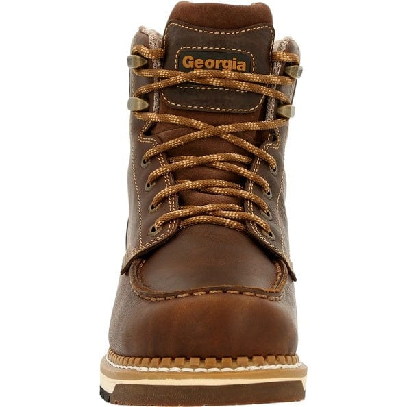 Georgia Boot Men's Amp LT Wedge Brown Moc Toe Work Boot GB00429 - Image 5