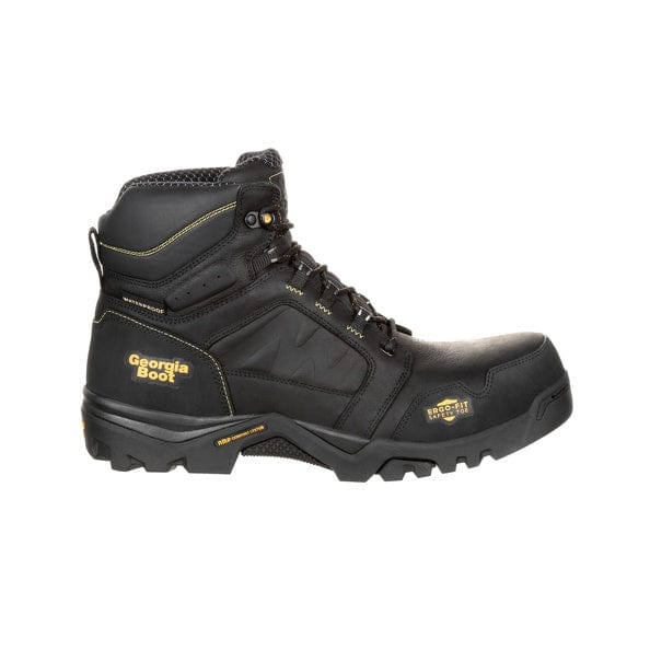 Georgia Boot Men's Amplitude Black Round Toe Work Boot GB00130 - Image 2