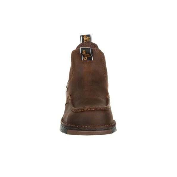 Georgia Boot Men's Athens Chelsea Dark Brown Moc Toe Work Boot GB00156 - Image 5