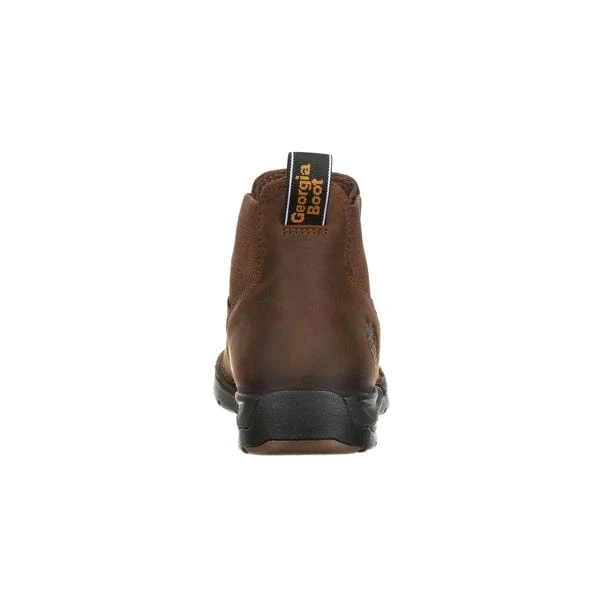 Georgia Boot Men's Athens Chelsea Dark Brown Moc Toe Work Boot GB00156 - Image 6
