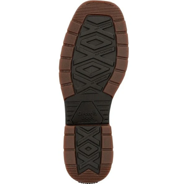 Georgia Boot Men's Carbo-Tec Brown Pull On Work Boot GB00494 - Image 7